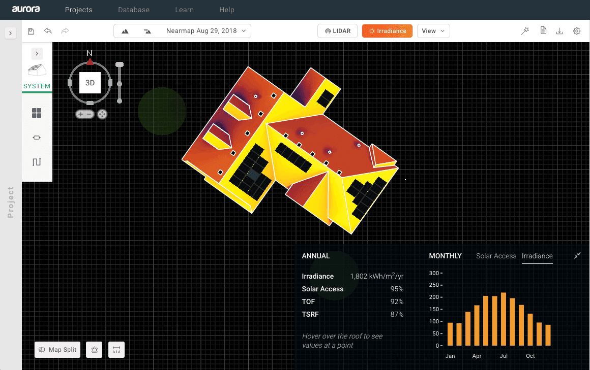 an irradiance map