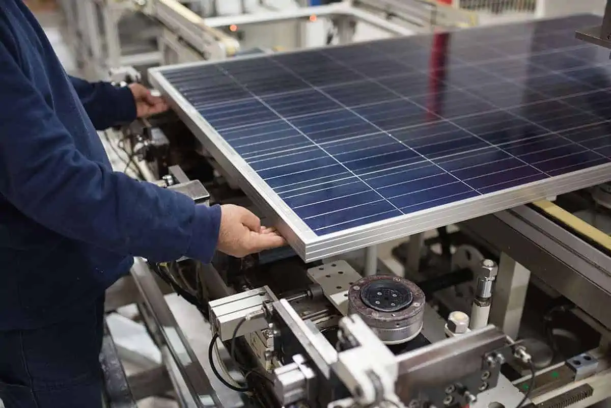 solar panel manufacturing